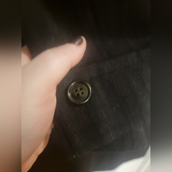 Vintage Men’s Felshire Quality Tailored Black/Dark Grey Micro-plaid Coat - Picture 8 of 11